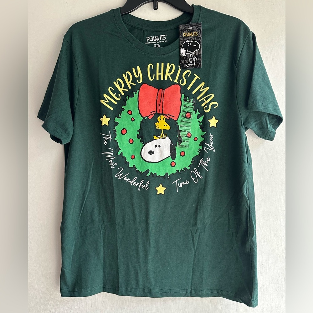 Peanuts Merry Christmas T-Shirt NWT - M
